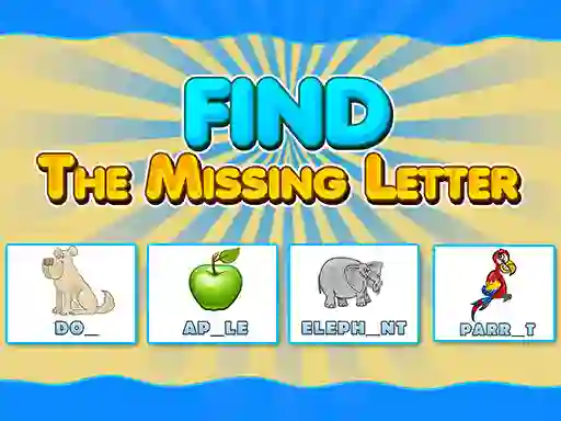 Cluiche Find The Missing Letter ar líne