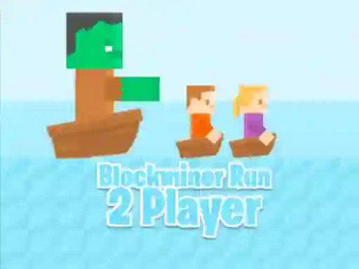 Cluiche Blockminer Run  2 player ar líne