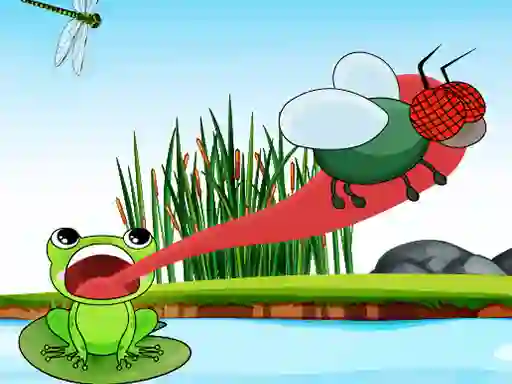Cluiche Hungry Frog ar líne