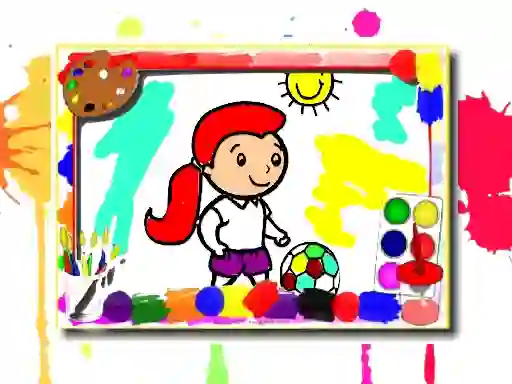 Cluiche Football Coloring Book ar líne