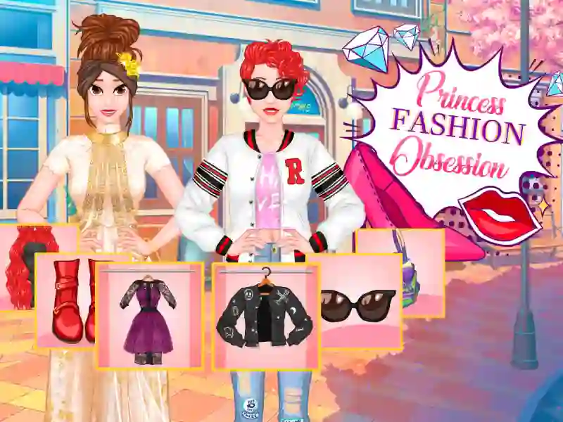 Cluiche Princess Fashion Obsession ar líne