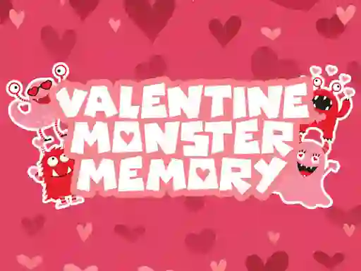 Cluiche Valentine Monster Memory ar líne