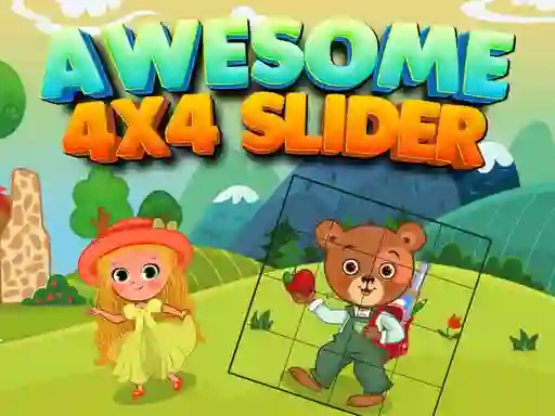 Cluiche Awesome 4x4 Slider ar líne