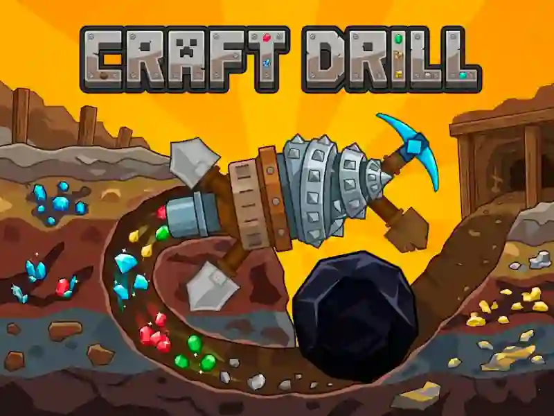 Cluiche Craft Drill ar líne