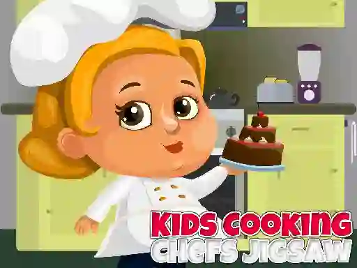 Cluiche Kids Cooking Chefs Jigsaw ar líne