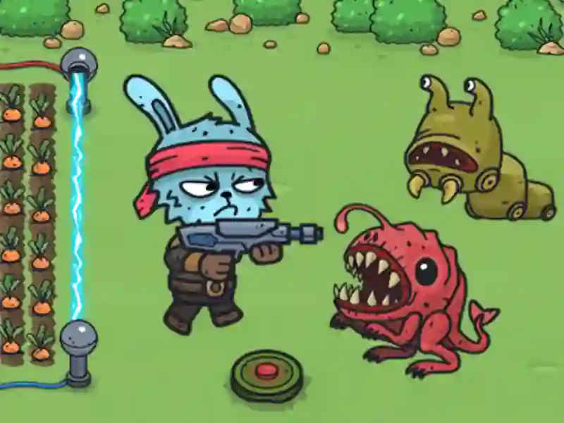 Cluiche Farm Defense ar líne
