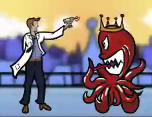 Cluiche Scientist vs Aliens ar líne