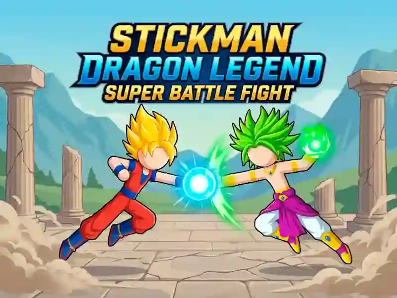 Cluiche Stickman Dragon Legend Super Battle Fight ar líne
