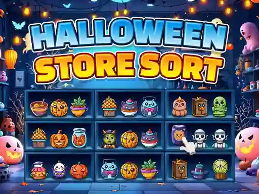 Cluiche Halloween Store Sort ar líne