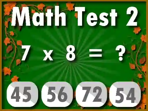 Cluiche Math Test 2 ar líne
