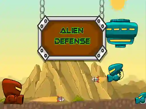 Cluiche Alien Defense ar líne