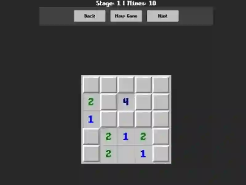 Cluiche Explainable Minesweeper ar líne