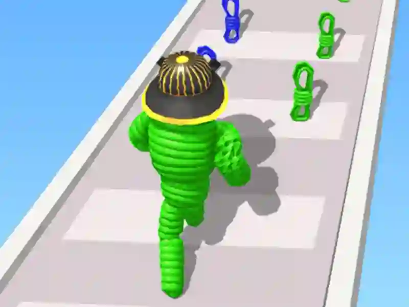 Cluiche Rope-Man Run 3D ar líne