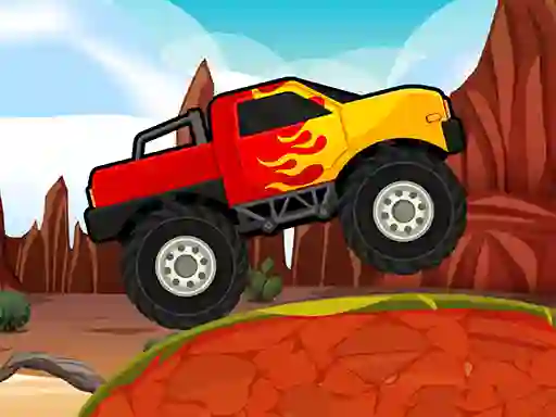 Cluiche Monster Truck Racing ar líne