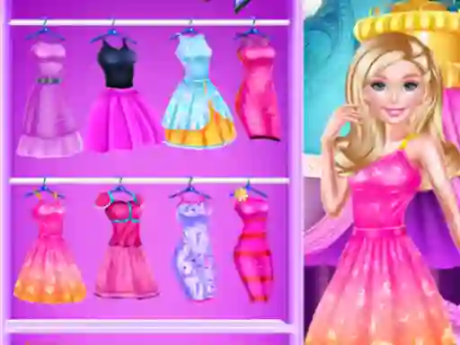 Cluiche Barbie Fashion Closet ar líne