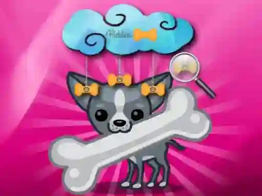 Cluiche Funny Doggy Hidden Bones ar líne