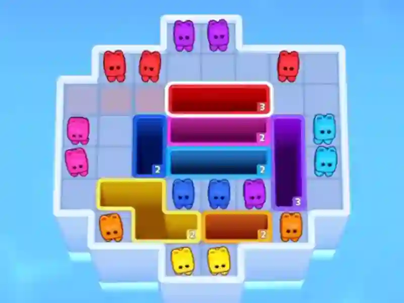 Cluiche Cube Drop Puzzle ar líne