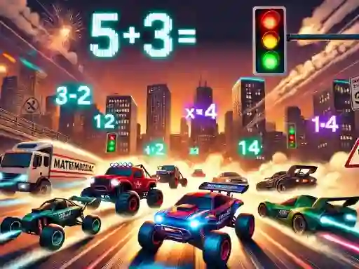 Cluiche Mathematics Racing ar líne