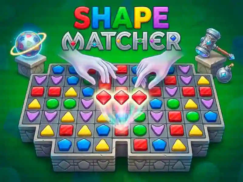 Cluiche Shape matcher ar líne