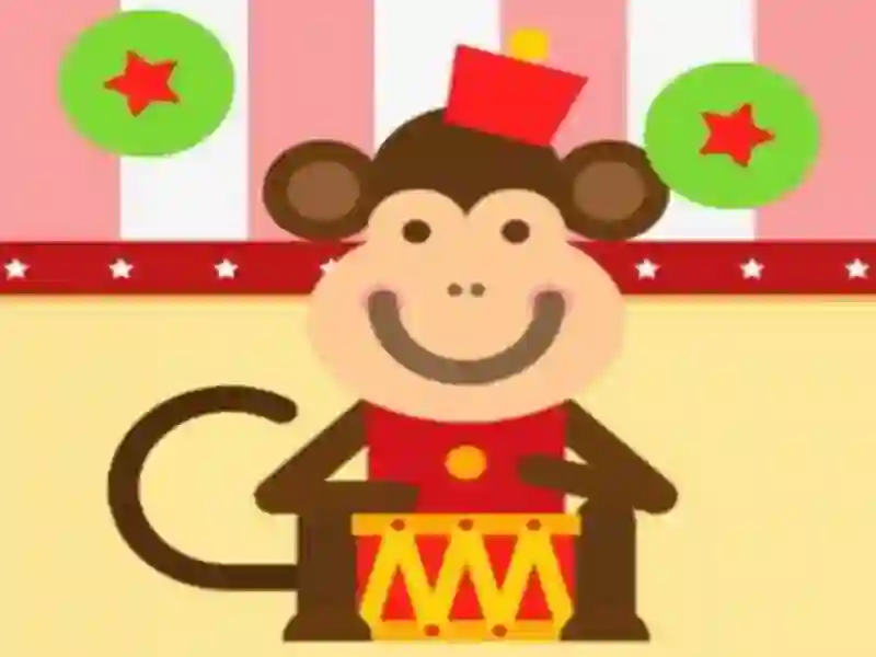 Cluiche Monkey Drums ar líne