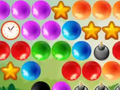Cluiche Bubble Shooter Stars ar líne