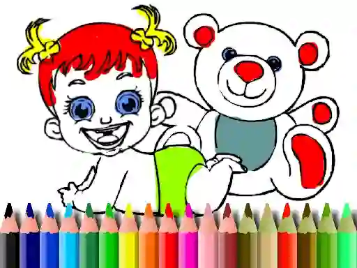 Cluiche Back To School: Baby Doll Coloring ar líne