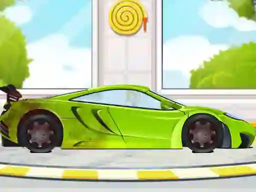 Cluiche Sports Car Wash 2D ar líne