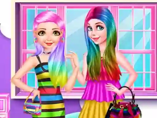 Cluiche Princess Rainbow Look ar líne