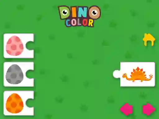 Cluiche Dino Color ar líne