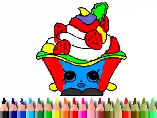 Cluiche Back To School: Cake Coloring Book ar líne