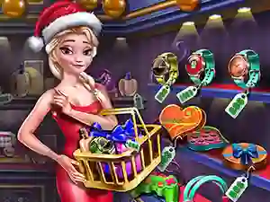 Cluiche Ice Queen Shopping Xmas Gift ar líne