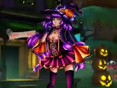 Cluiche Halloween Party ar líne