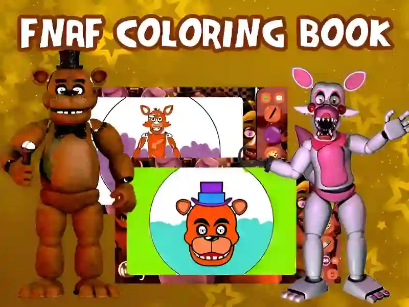 Cluiche FNAF Coloring Book ar líne