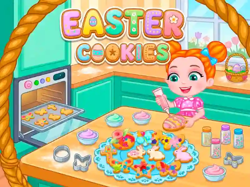 Cluiche Easter Cookies ar líne