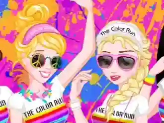 Cluiche Princess Color Run ar líne