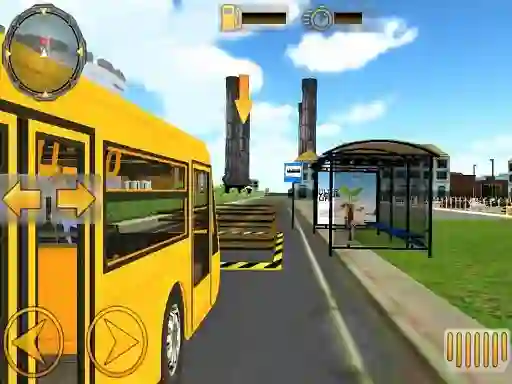 Cluiche School Bus Driving Simulator ar líne