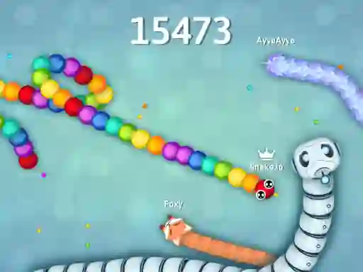 Cluiche Snake Io War ar líne