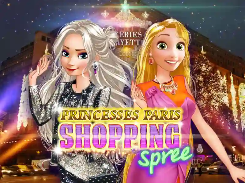 Cluiche Princesses in Paris: fun shopping ar líne