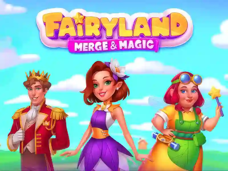 Cluiche Fairyland Merge & Magic ar líne