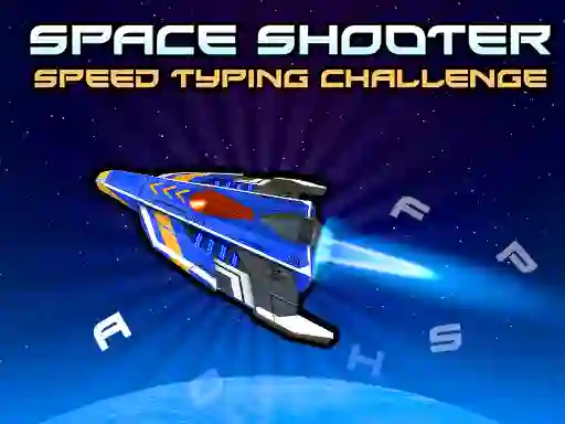 Cluiche Space Shooter: Speed Typing Challenge ar líne