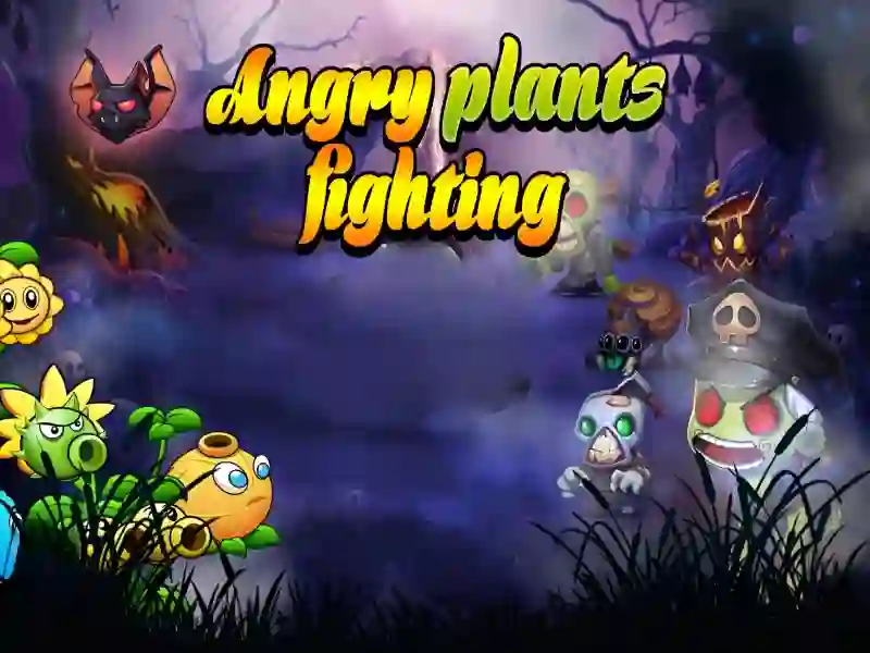 Cluiche Angry Plants Fighting ar líne
