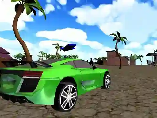 Cluiche Xtreme Beach Car Racing ar líne