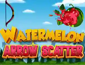 Cluiche Watermelon Arrow Scatter ar líne