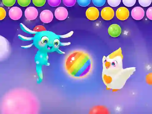 Cluiche Bubble Shooter Pop It Now ar líne