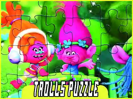 Cluiche Trolls Puzzle Jigsaw ar líne