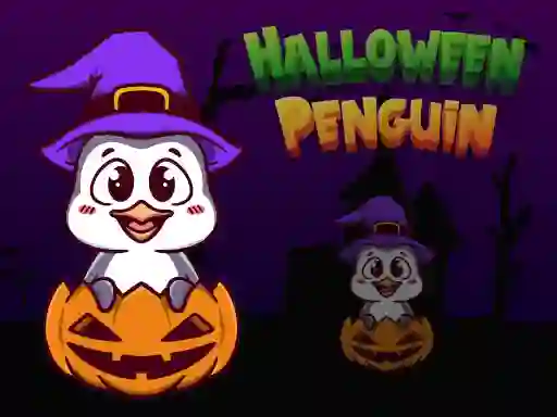 Cluiche Halloween Penguin ar líne