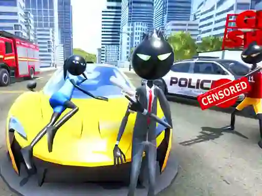 Cluiche Amazing Crime Strange Stickman Rope Vice Vegas ar líne