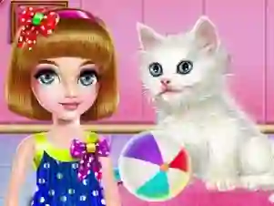 Cluiche Kitty Care and Grooming ar líne