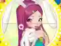 Cluiche Winx bunny style: Round Puzzle ar líne