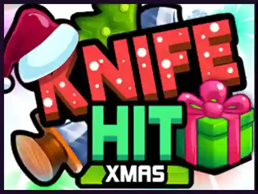 Cluiche Knife Hit Xmas ar líne